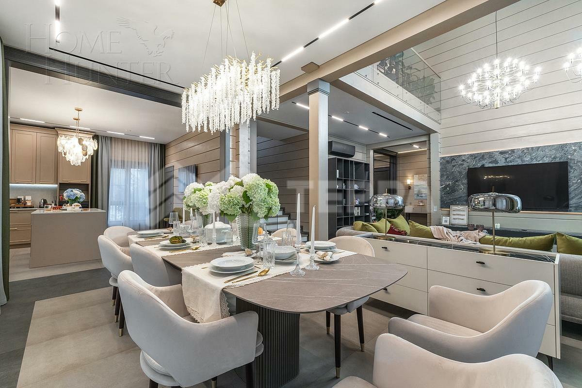 2-этажный коттедж 354 м² с отделкой