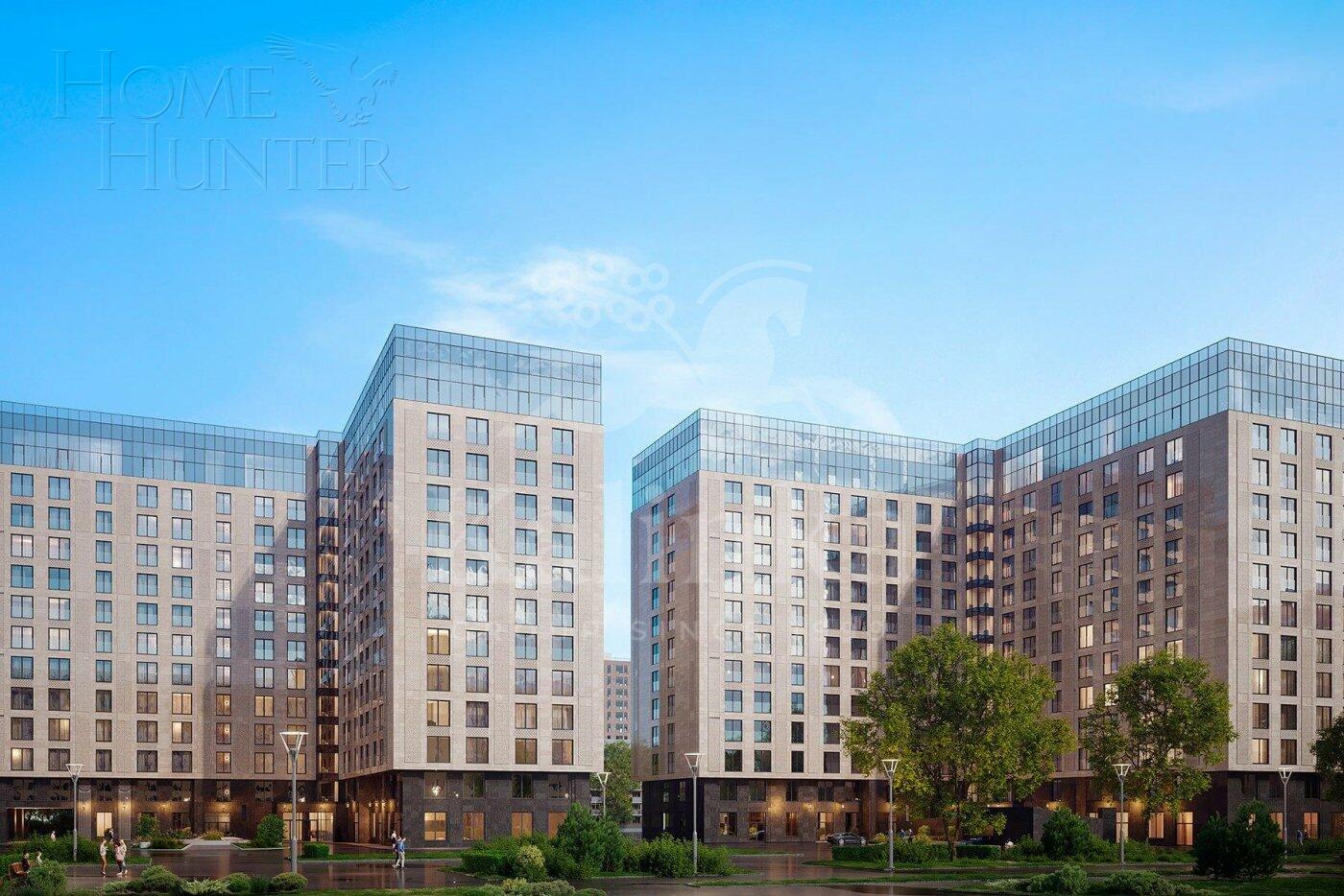 2-КОМН. АПАРТАМЕНТЫ БЕЗ ОТДЕЛКИ 61 М² НА 4 ЭТАЖЕ