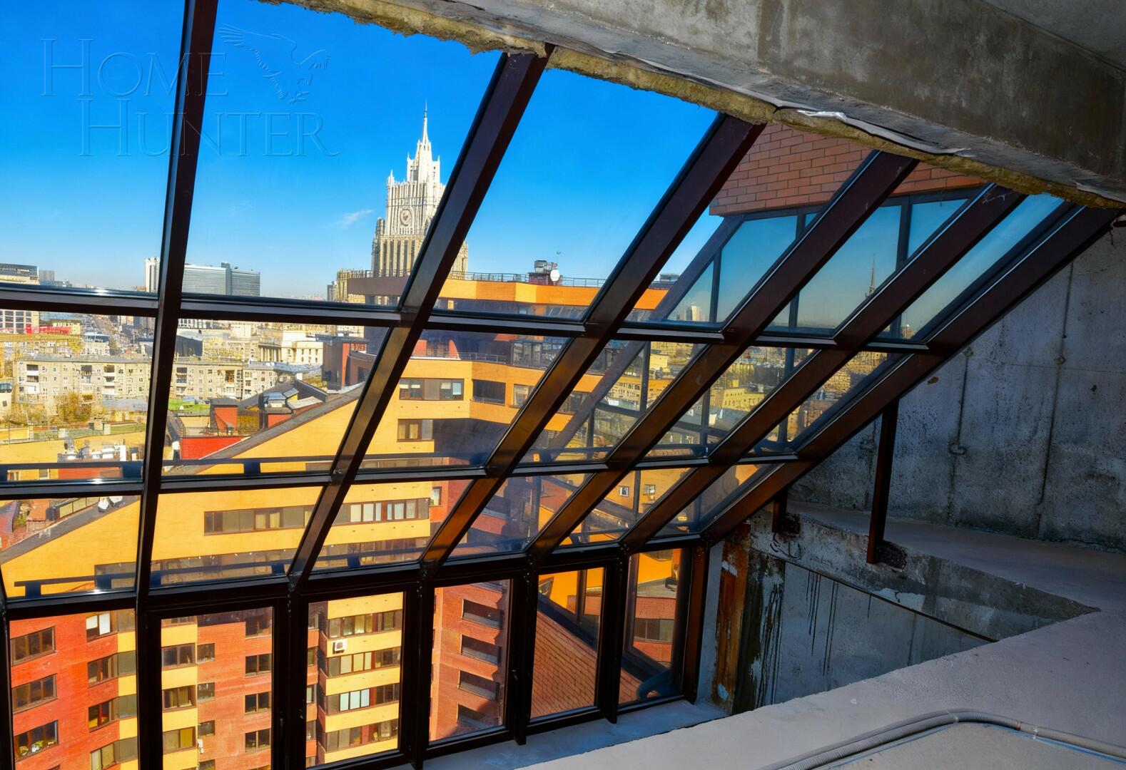 2-УРОВНЕВЫЙ ПЕНТХАУС БЕЗ ОТДЕЛКИ 241 М² НА 15 ЭТАЖЕ