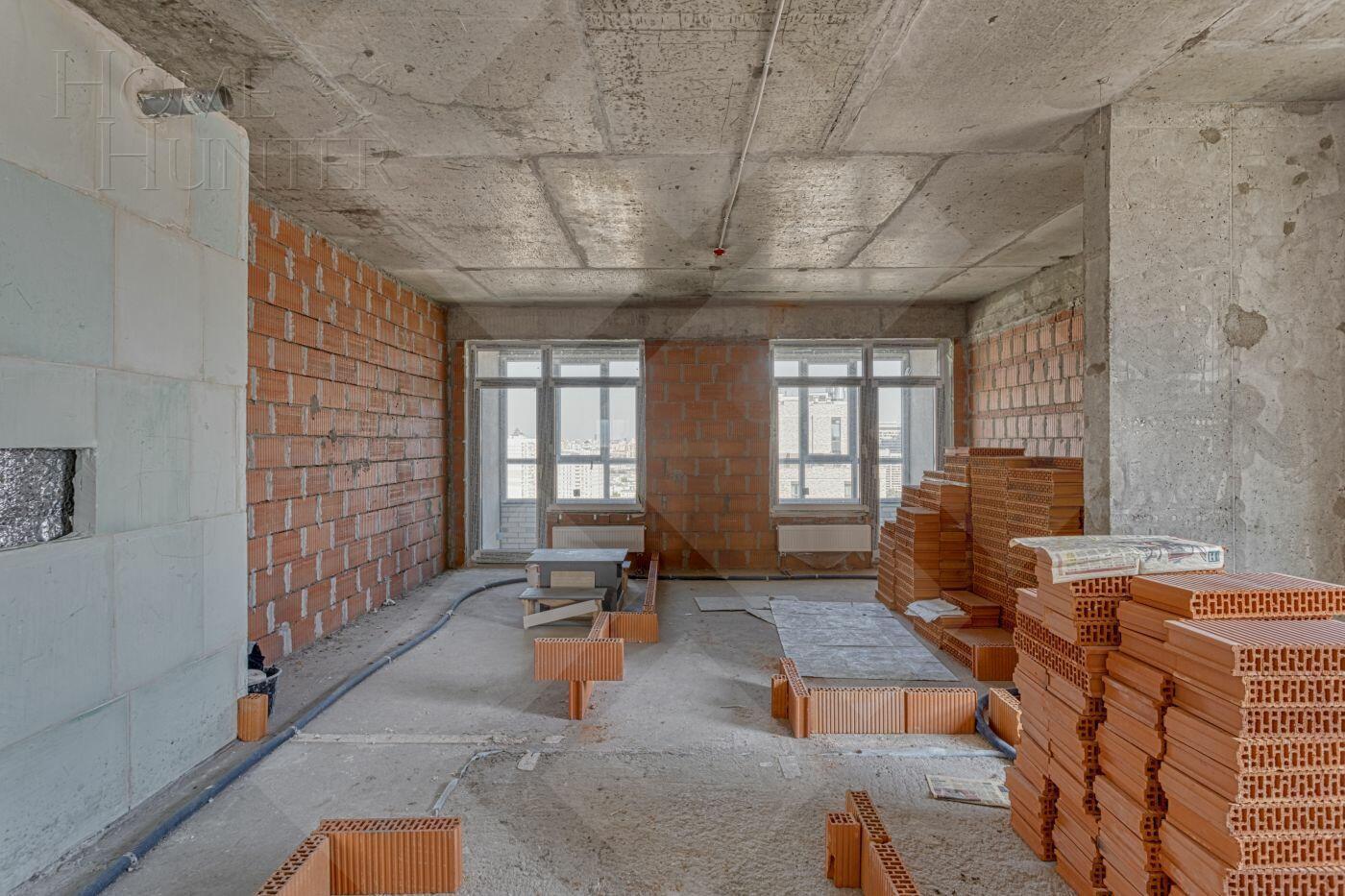 5-КОМН. КВАРТИРА БЕЗ ОТДЕЛКИ 150 М² НА 19 ЭТАЖЕ