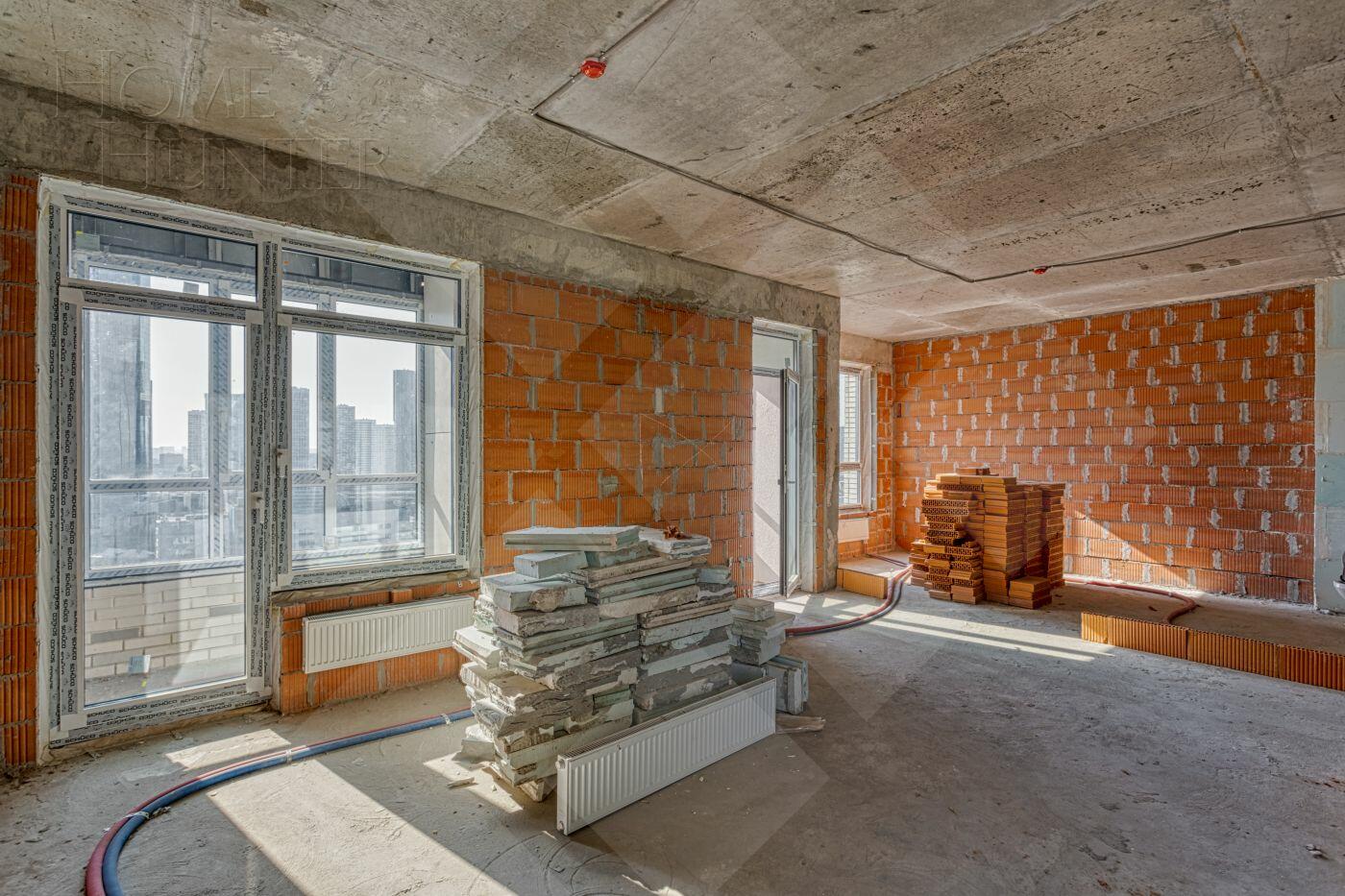 5-КОМН. КВАРТИРА БЕЗ ОТДЕЛКИ 150 М² НА 19 ЭТАЖЕ