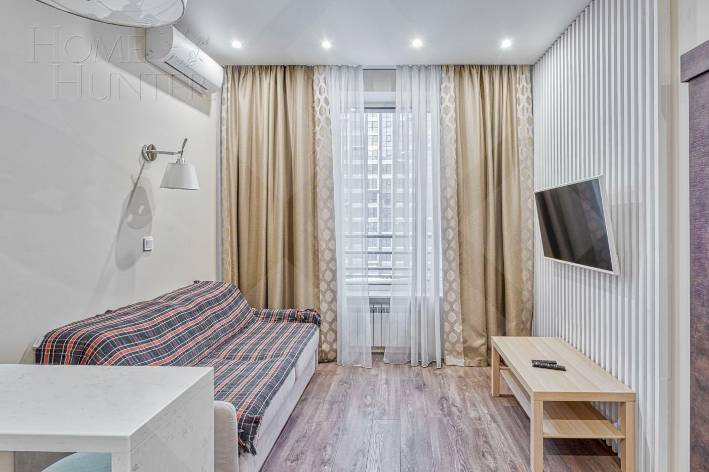 1-КОМН. КВАРТИРА С ОТДЕЛКОЙ 36.9 М² НА 27 ЭТАЖЕ