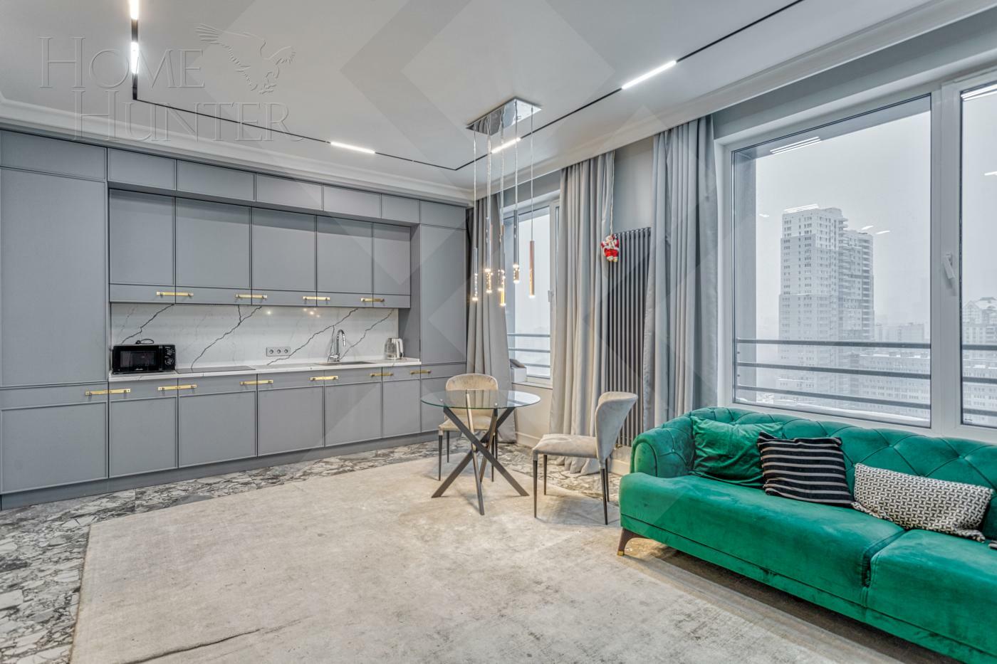 2-КОМН. КВАРТИРА С ОТДЕЛКОЙ 58 М² НА 19 ЭТАЖЕ