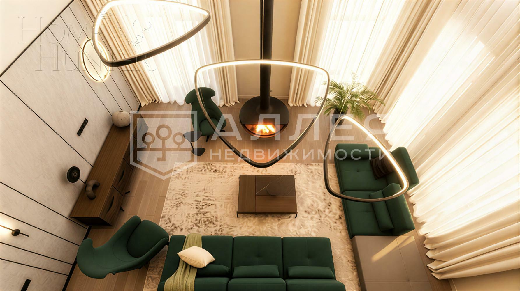 2-этажный коттедж 900 м² с отделкой