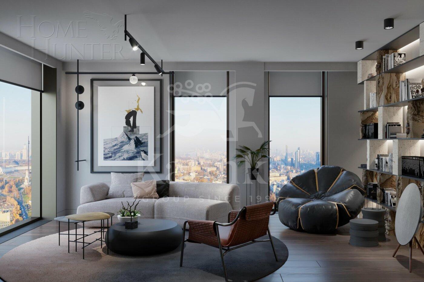 2-КОМН. АПАРТАМЕНТЫ С ОТДЕЛКОЙ 50.5 М² НА 27 ЭТАЖЕ