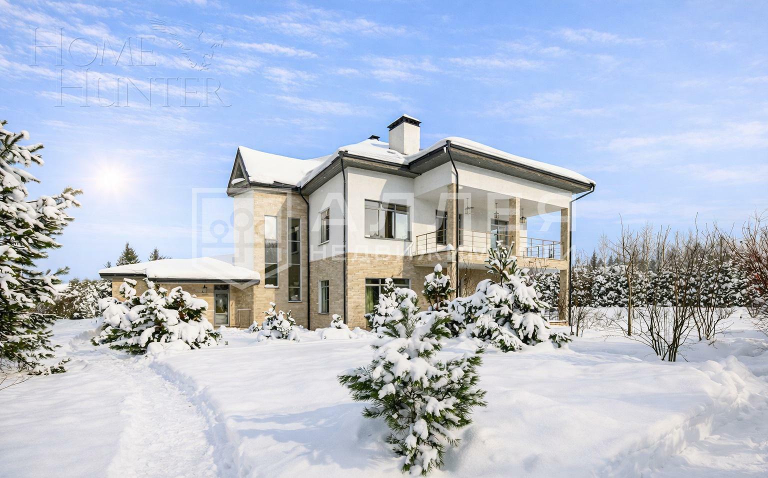 2-этажный коттедж 500 м² с отделкой