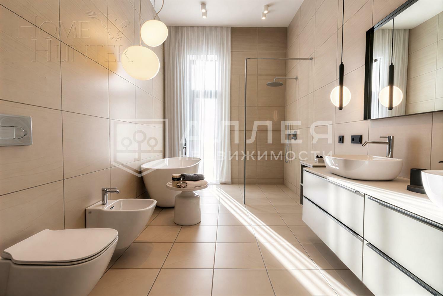 2-этажный коттедж 900 м² с отделкой