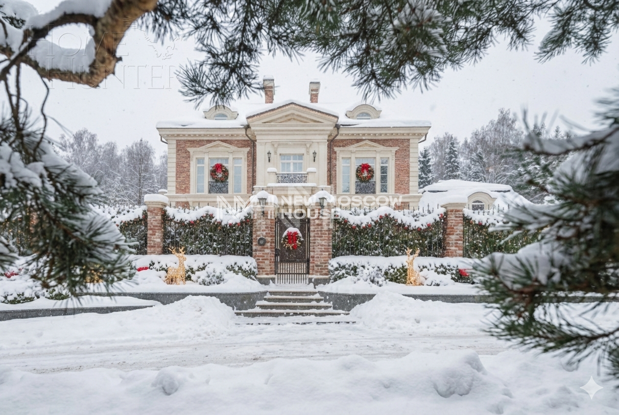 2-этажный коттедж 2 327 м² без отделки