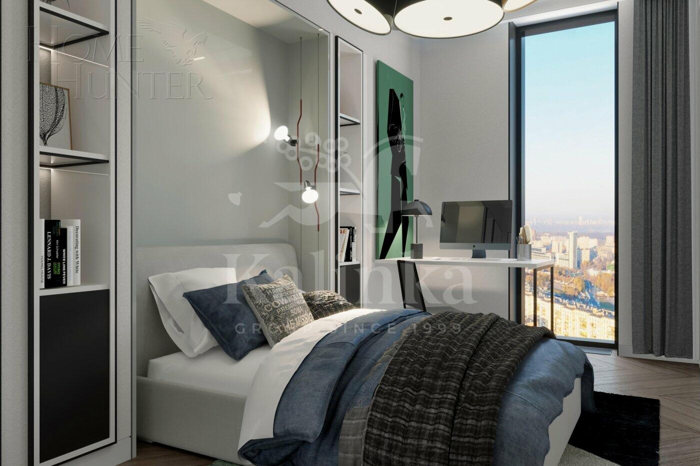 2-КОМН. АПАРТАМЕНТЫ С ОТДЕЛКОЙ 50.5 М² НА 27 ЭТАЖЕ