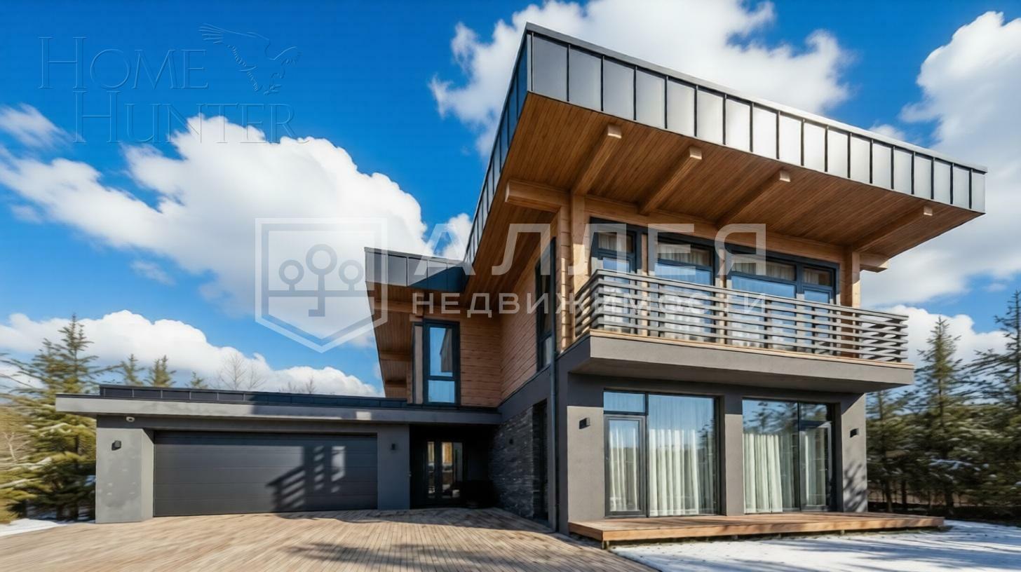 2-этажный коттедж 460 м² без отделки