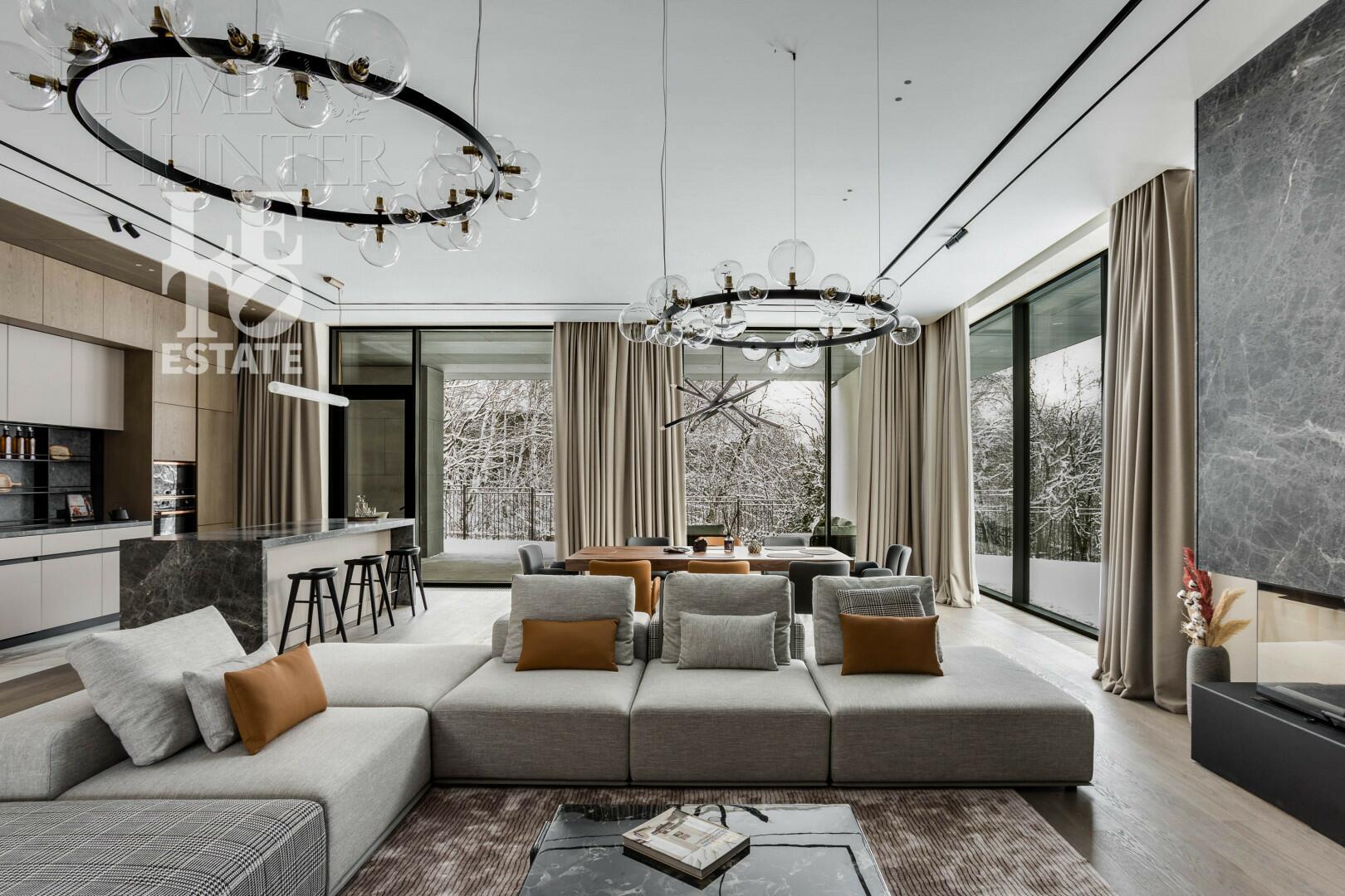 2-этажный коттедж 760 м² с отделкой