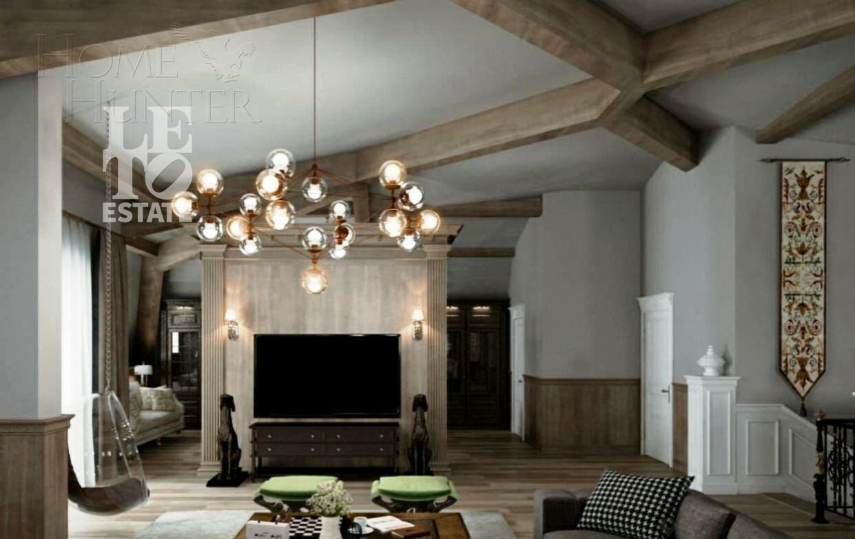 3-этажный коттедж 800 м² без отделки