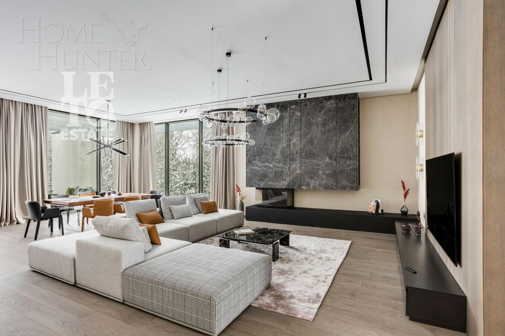 2-этажный коттедж 760 м² с отделкой