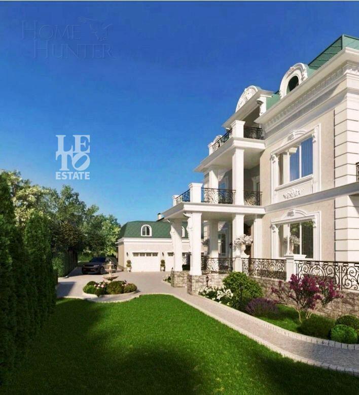 3-этажный коттедж 800 м² без отделки