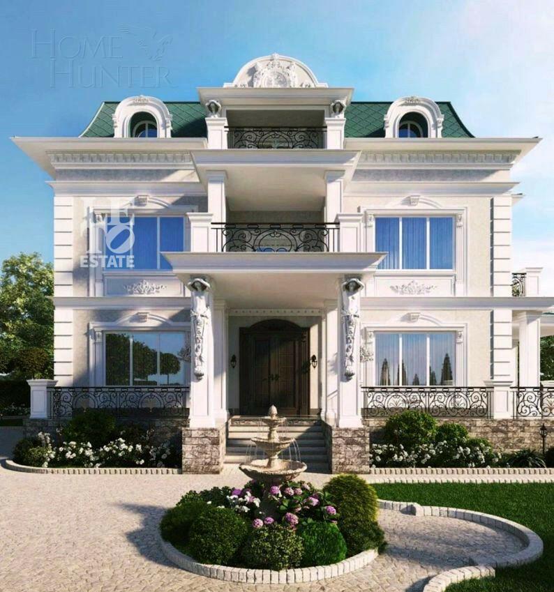 3-этажный коттедж 800 м² без отделки