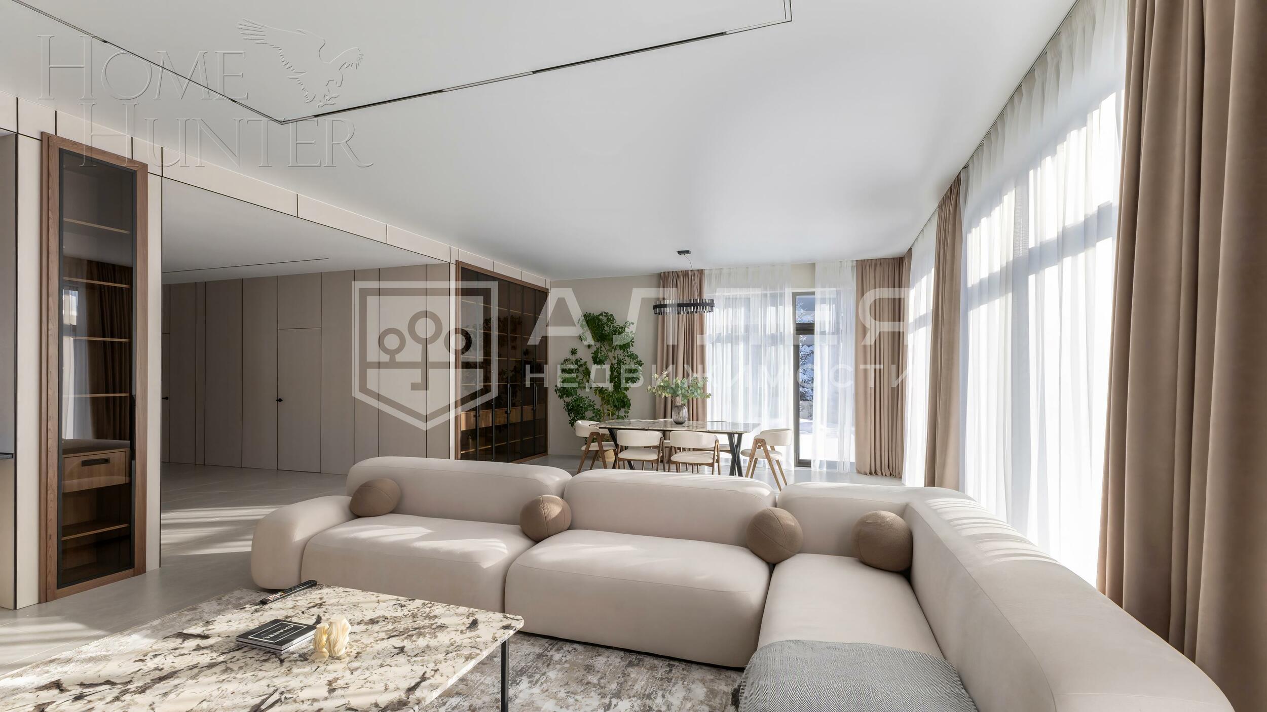 2-этажный коттедж 300 м² с отделкой