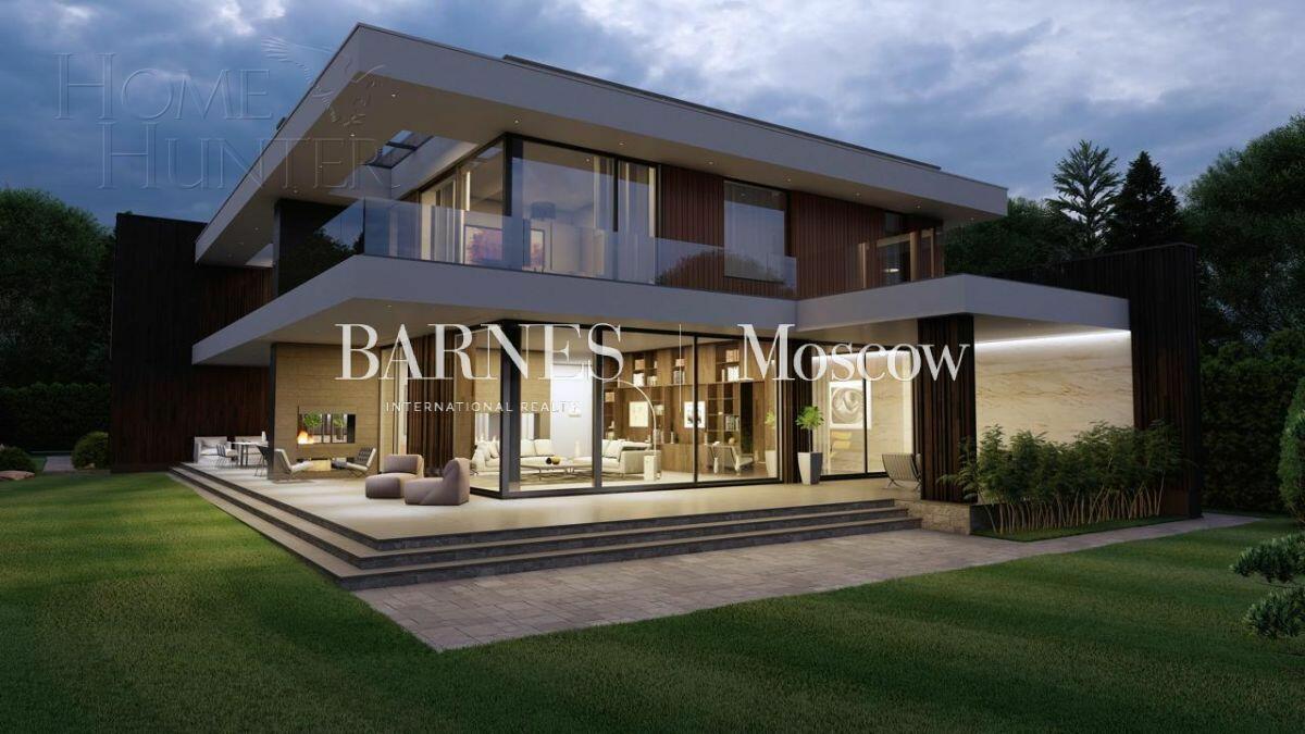 2-этажный коттедж 743 м² без отделки