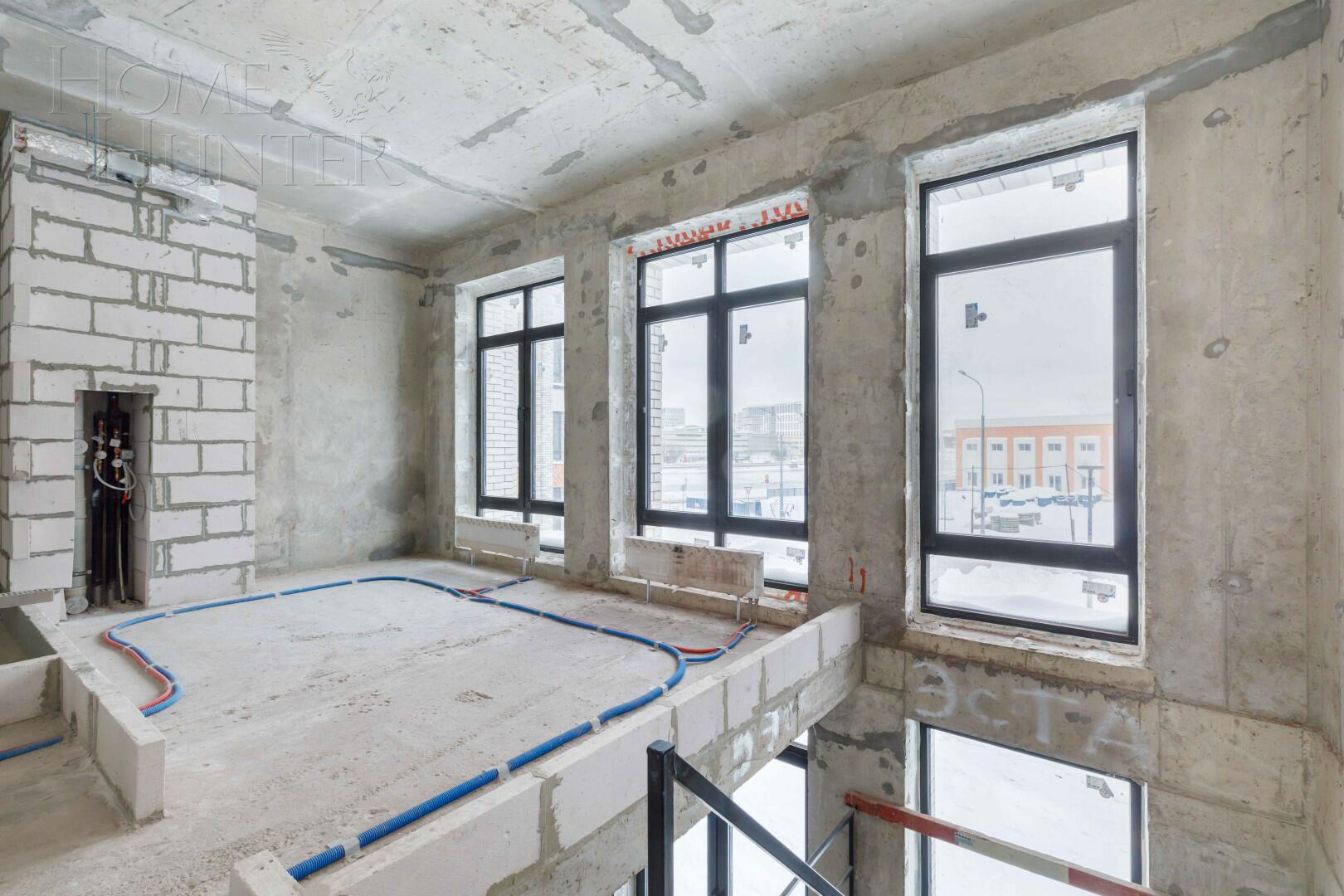 2-УРОВНЕВЫЙ ОСОБНЯК БЕЗ ОТДЕЛКИ 134.3 М² НА 1 ЭТАЖЕ