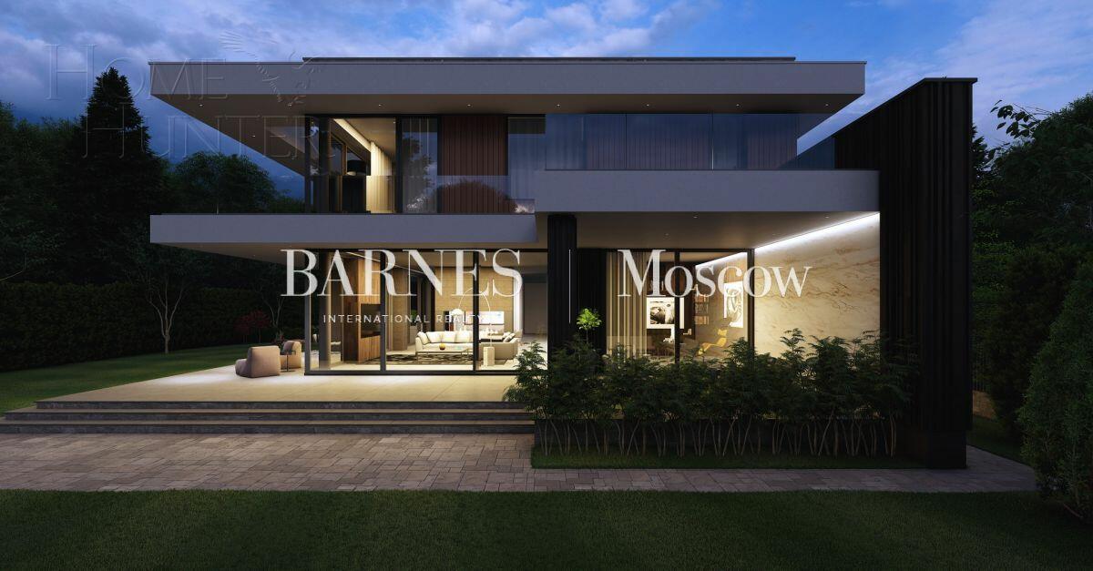 2-этажный коттедж 743 м² без отделки