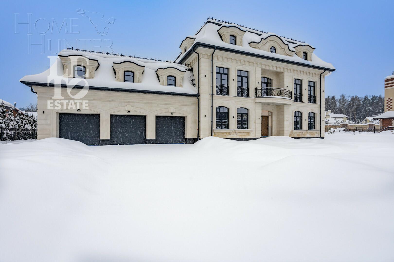 3-этажный коттедж 1 000 м² без отделки