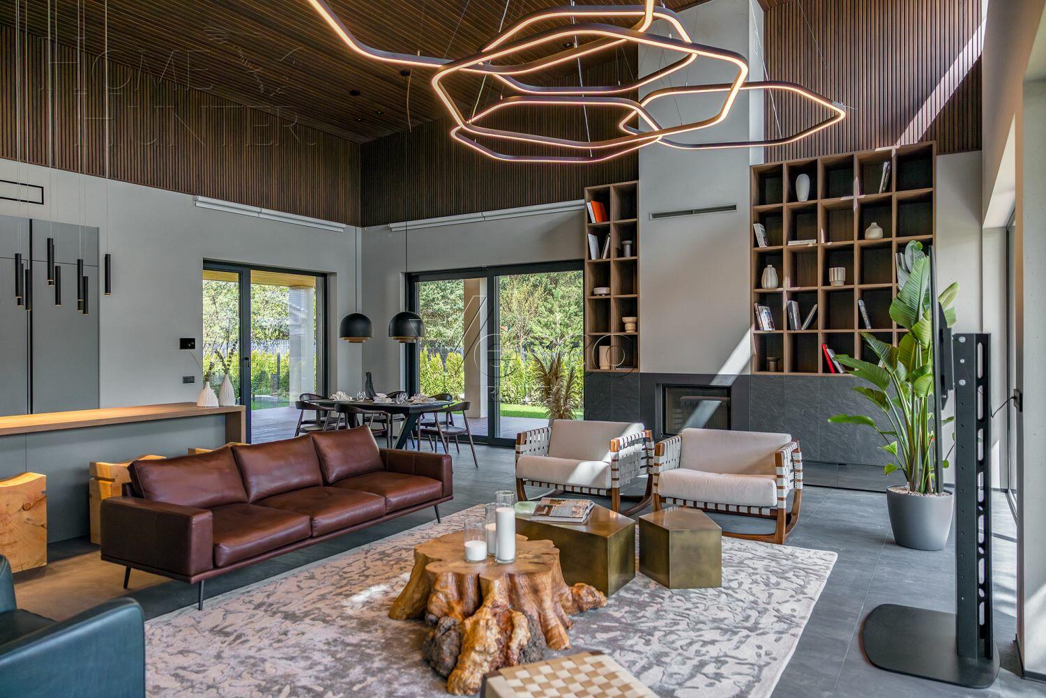 1-этажный коттедж 444 м² с отделкой