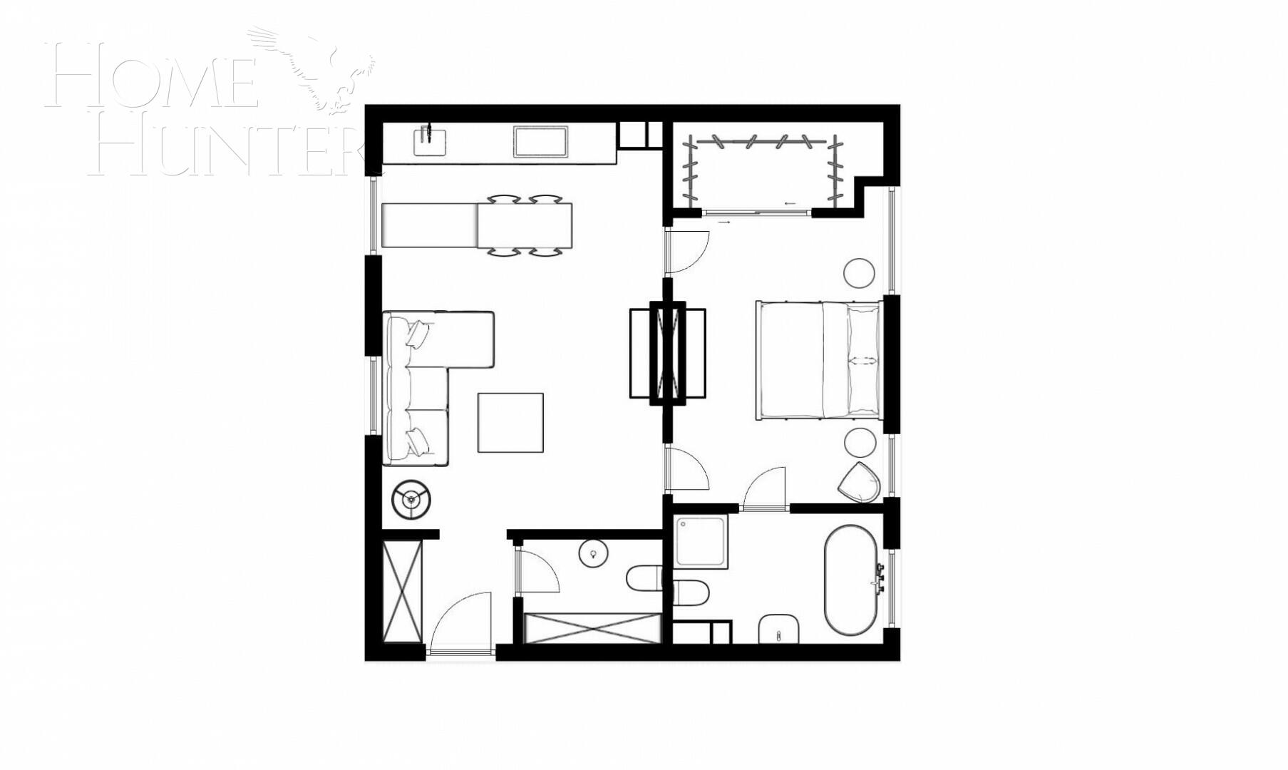 2-КОМН. КВАРТИРА С ОТДЕЛКОЙ 67.4 М² НА 2 ЭТАЖЕ
