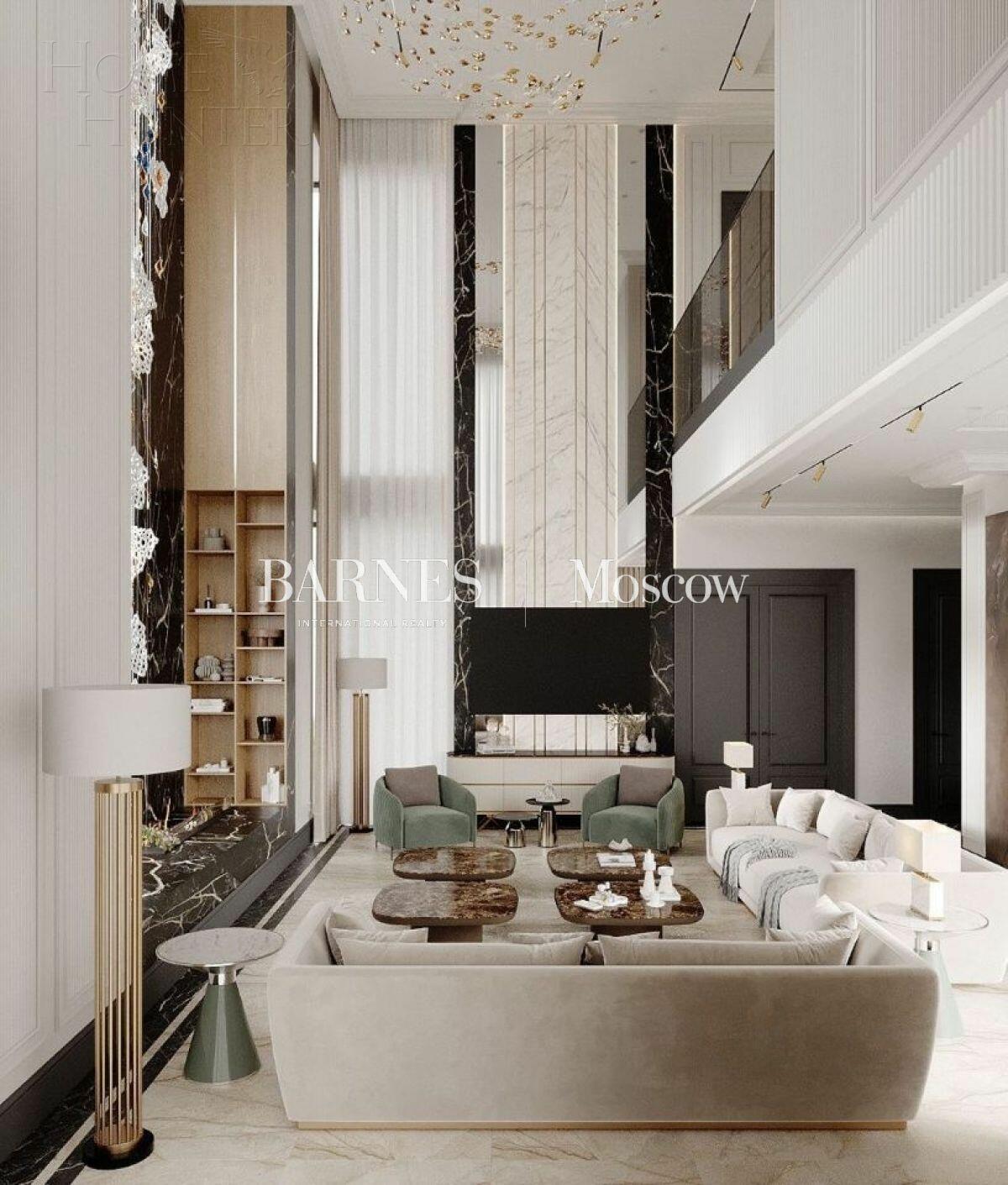 2-этажный коттедж 800 м² без отделки