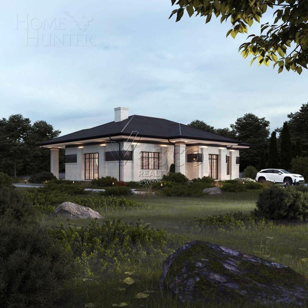 1-этажный коттедж 180.1 м² без отделки