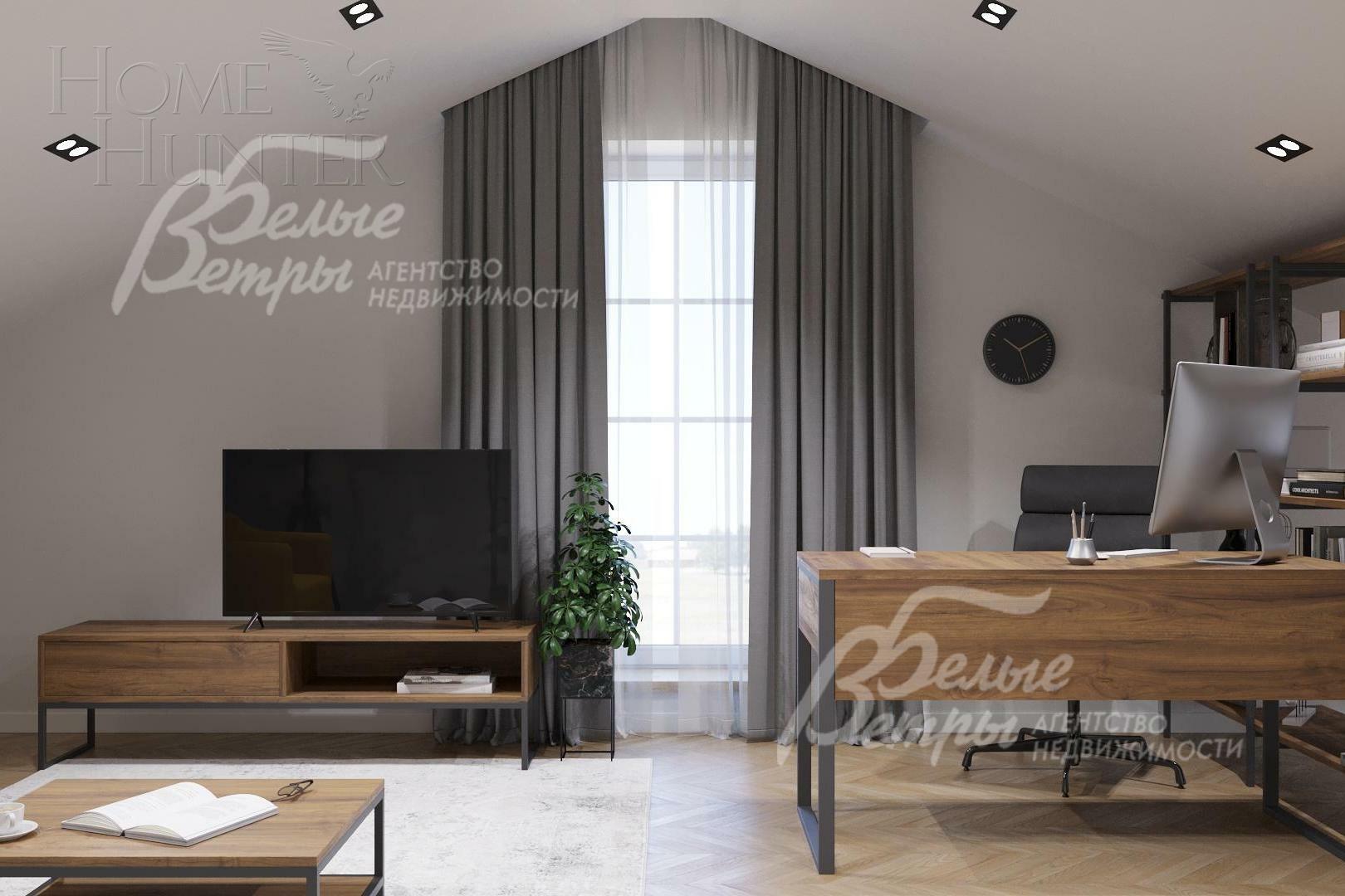 2-этажный коттедж 224 м² с отделкой