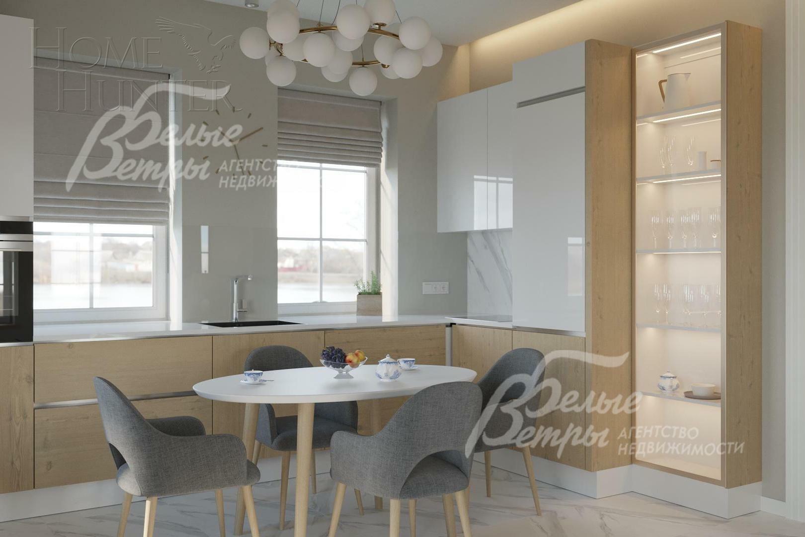 2-этажный коттедж 224 м² с отделкой