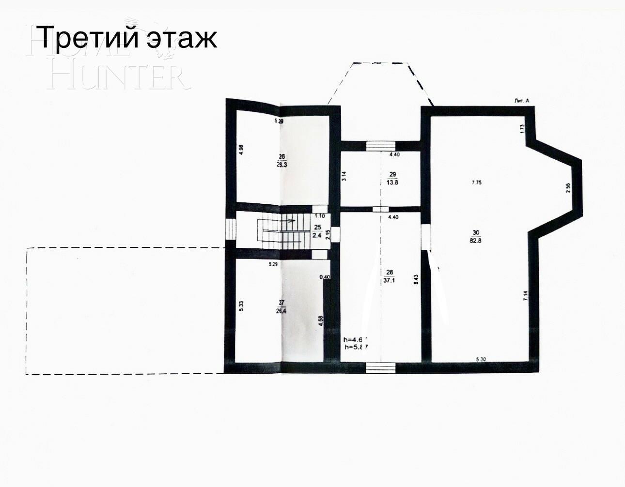 2-этажный коттедж 1 107 м² с отделкой