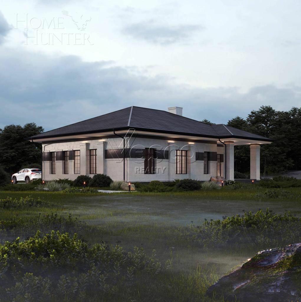 1-этажный коттедж 180.1 м² без отделки