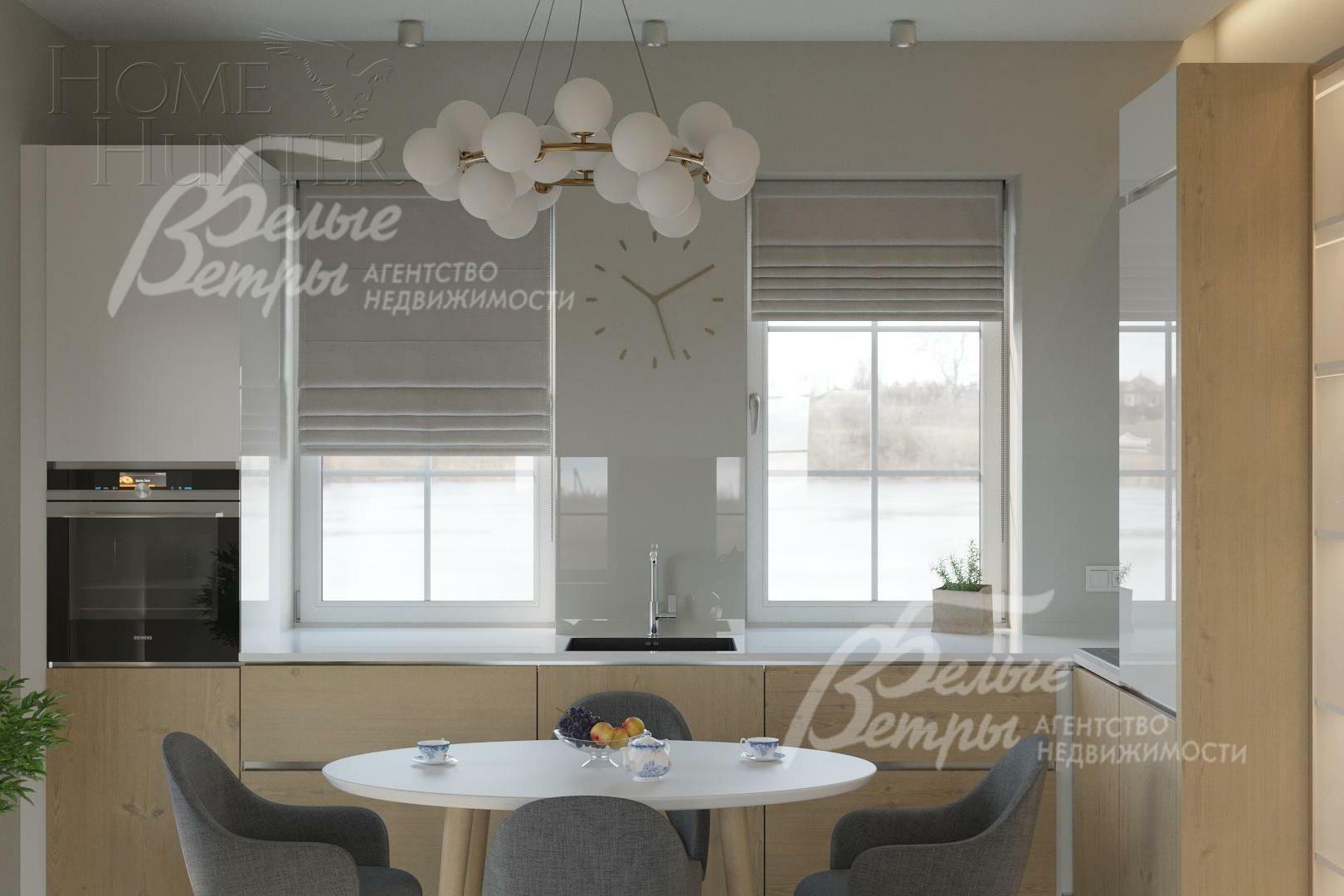 2-этажный коттедж 224 м² с отделкой