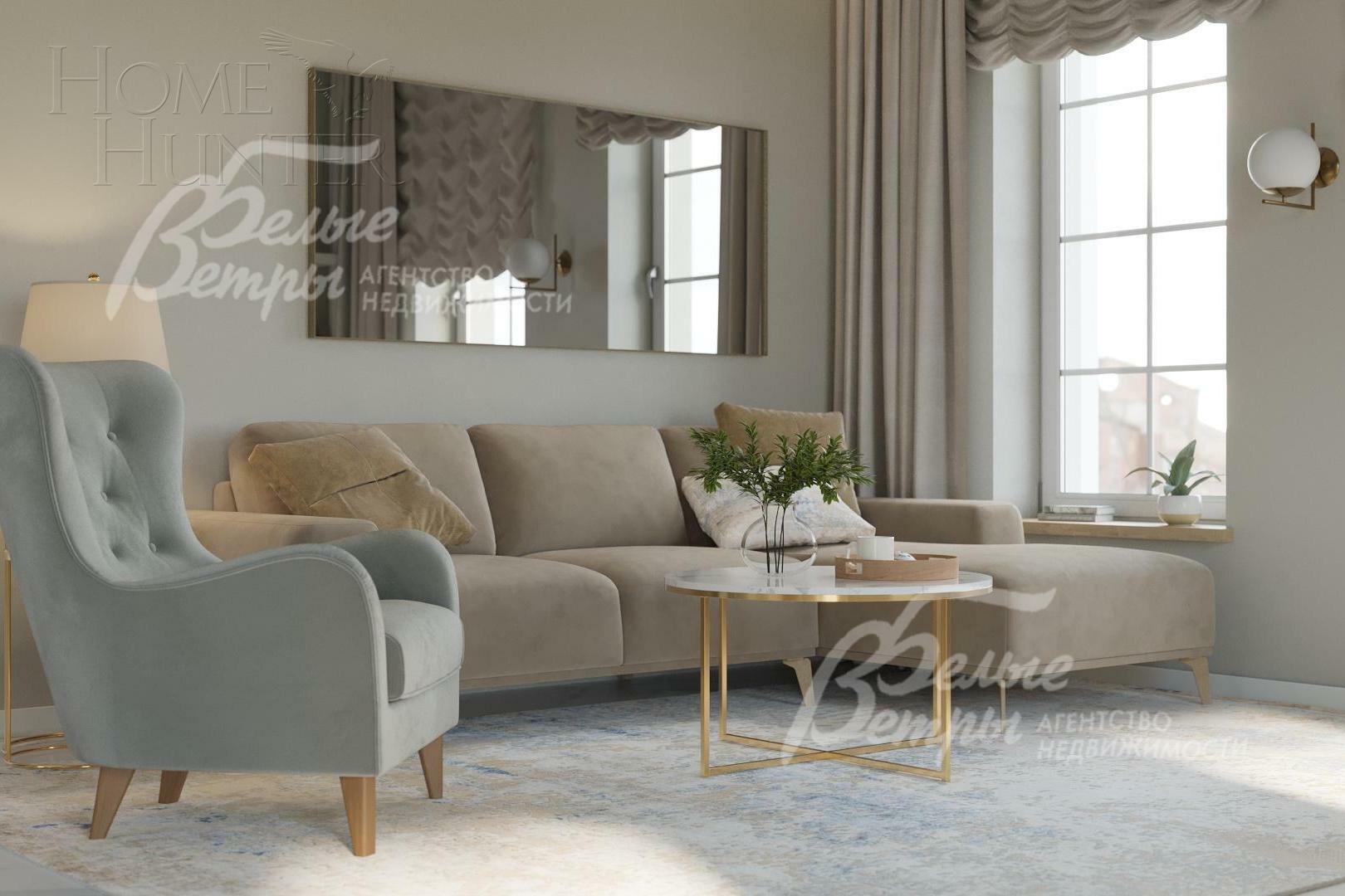 2-этажный коттедж 224 м² с отделкой