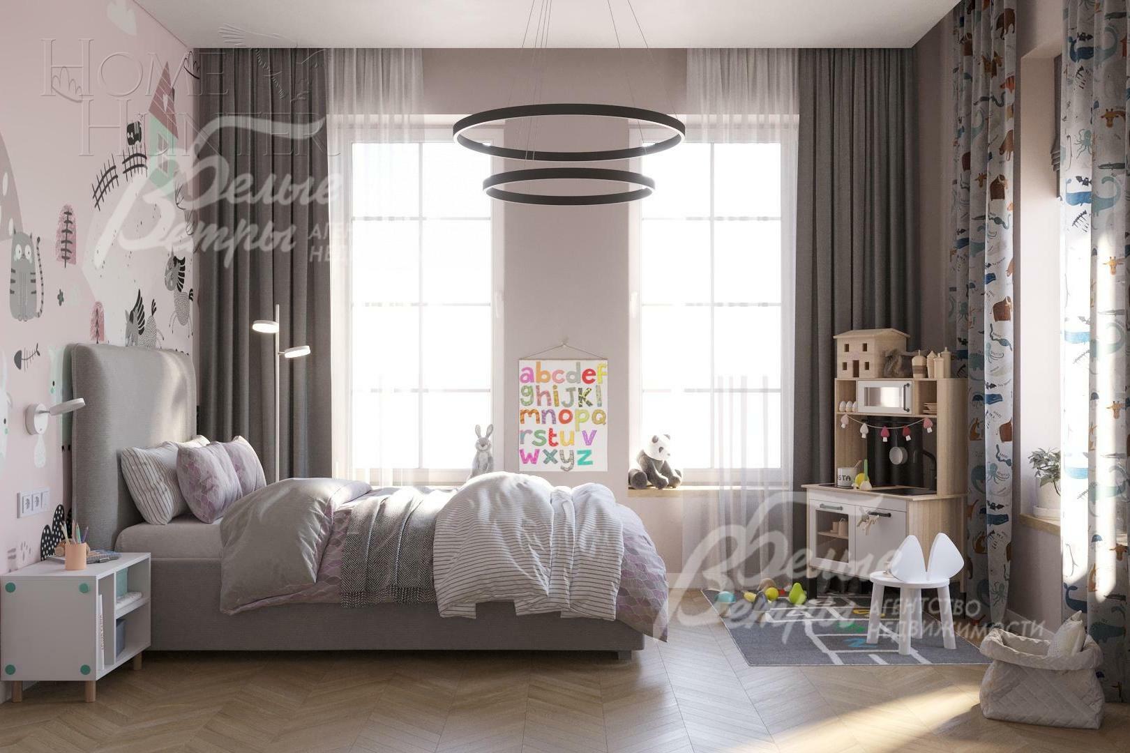 2-этажный коттедж 224 м² с отделкой