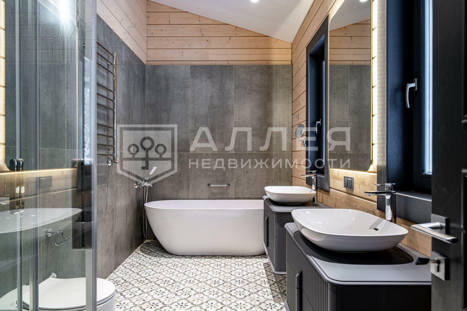 1-этажный коттедж 240 м² с отделкой