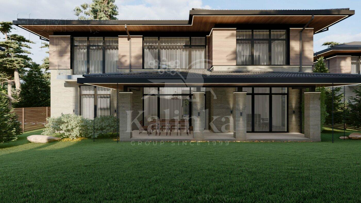 2-этажный коттедж 348 м² с отделкой