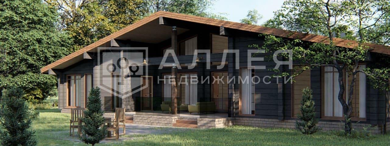 1-этажный коттедж 240 м² с отделкой