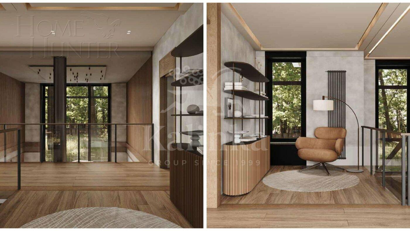 2-этажный коттедж 222 м² с отделкой