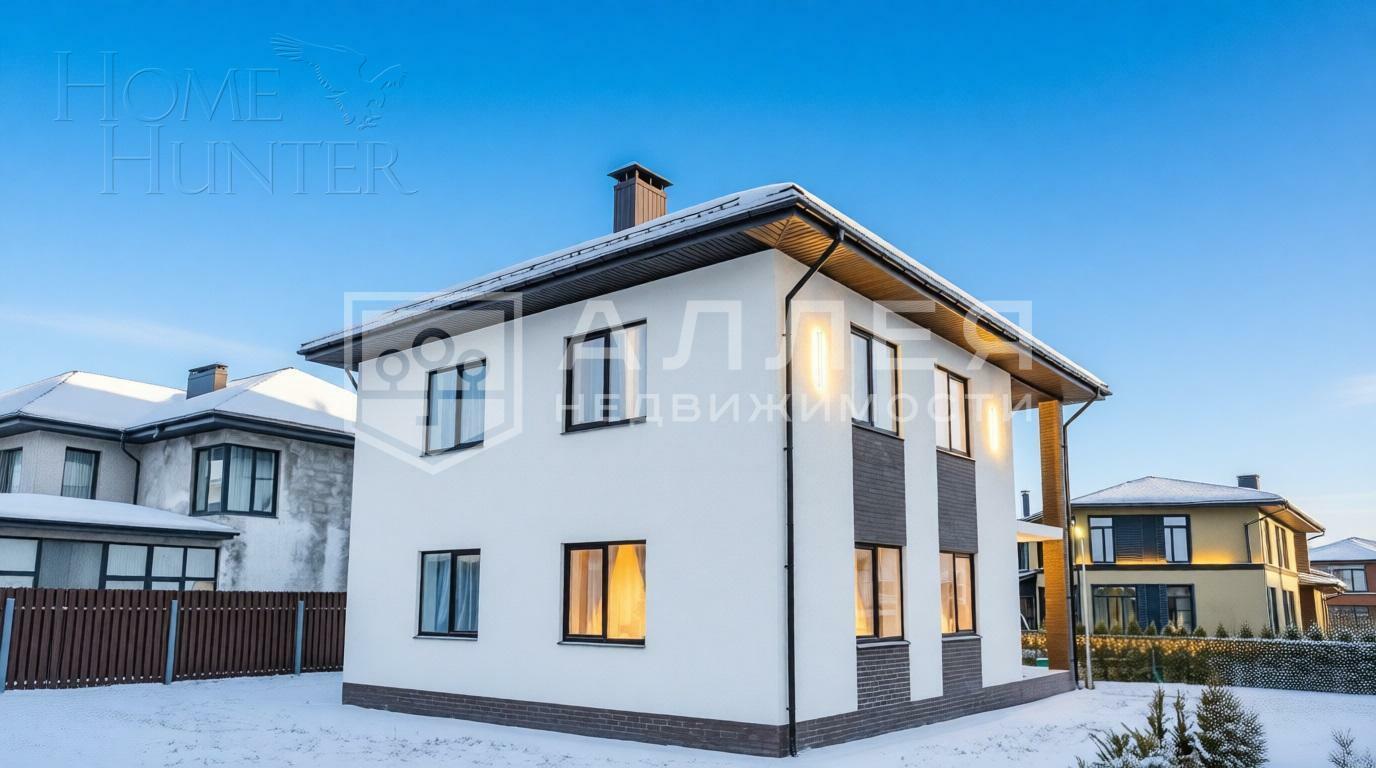 2-этажный коттедж 200 м² с отделкой