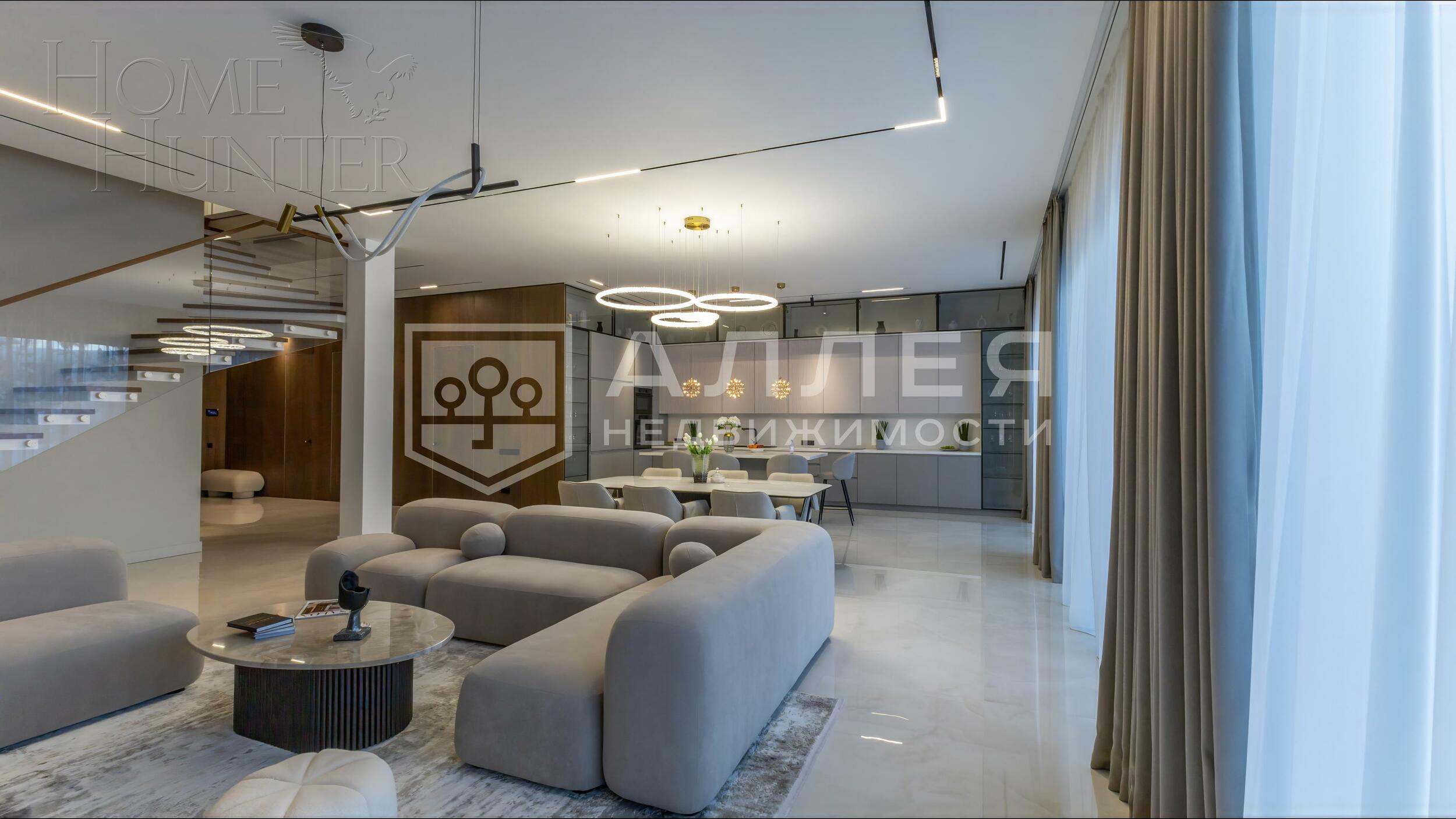 2-этажный коттедж 507.3 м² с отделкой