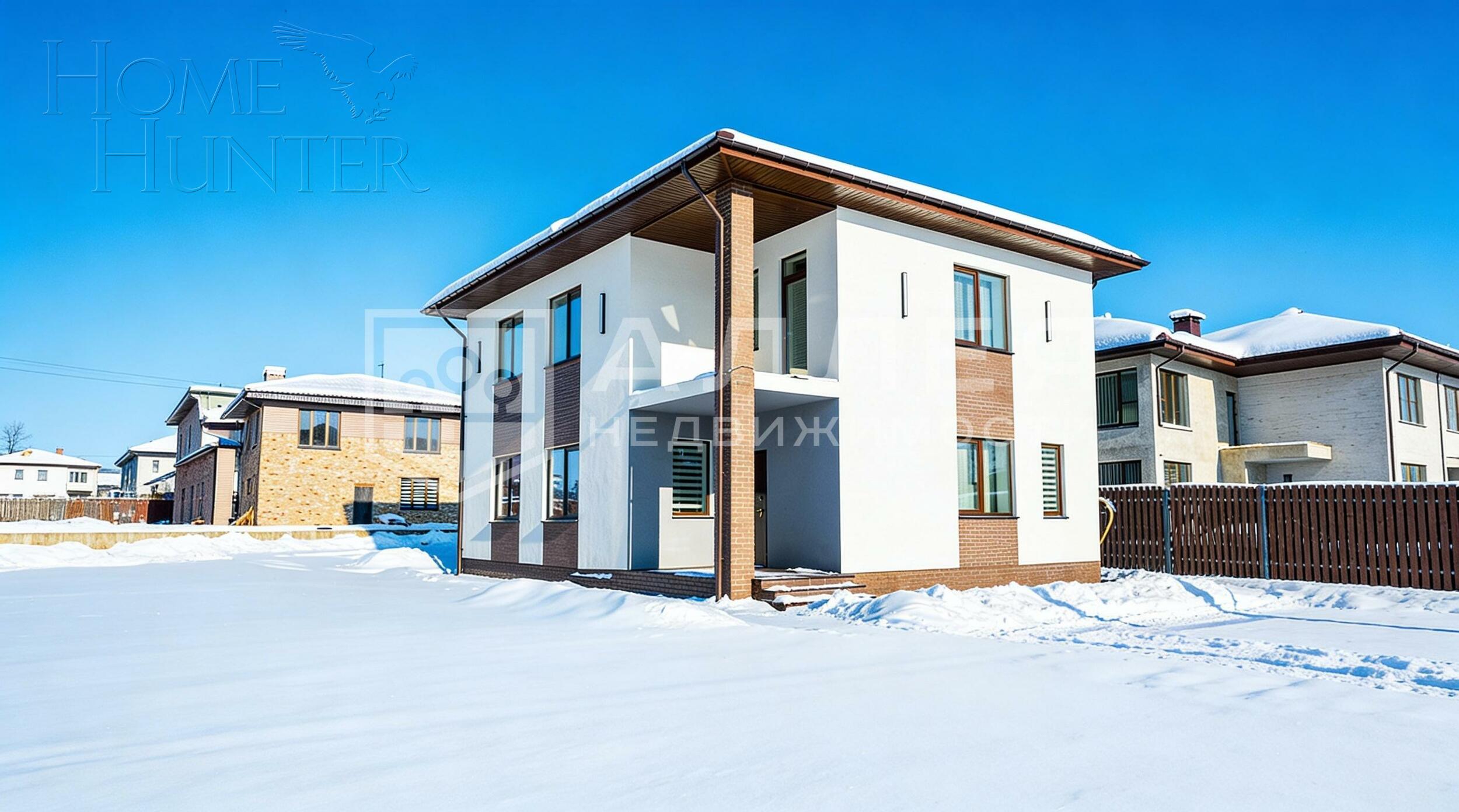 2-этажный коттедж 200 м² с отделкой