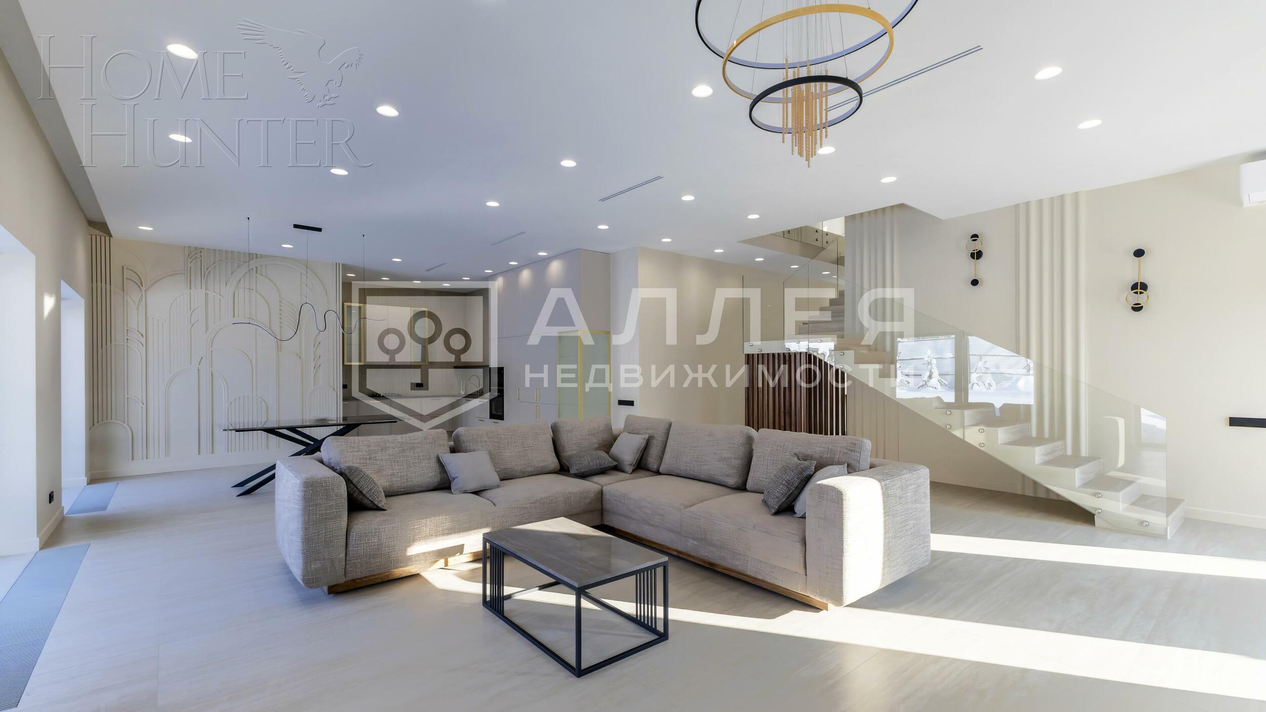 2-этажный коттедж 350 м² с отделкой