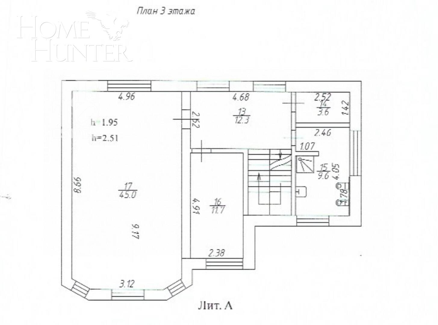 3-этажный коттедж 420 м² с отделкой