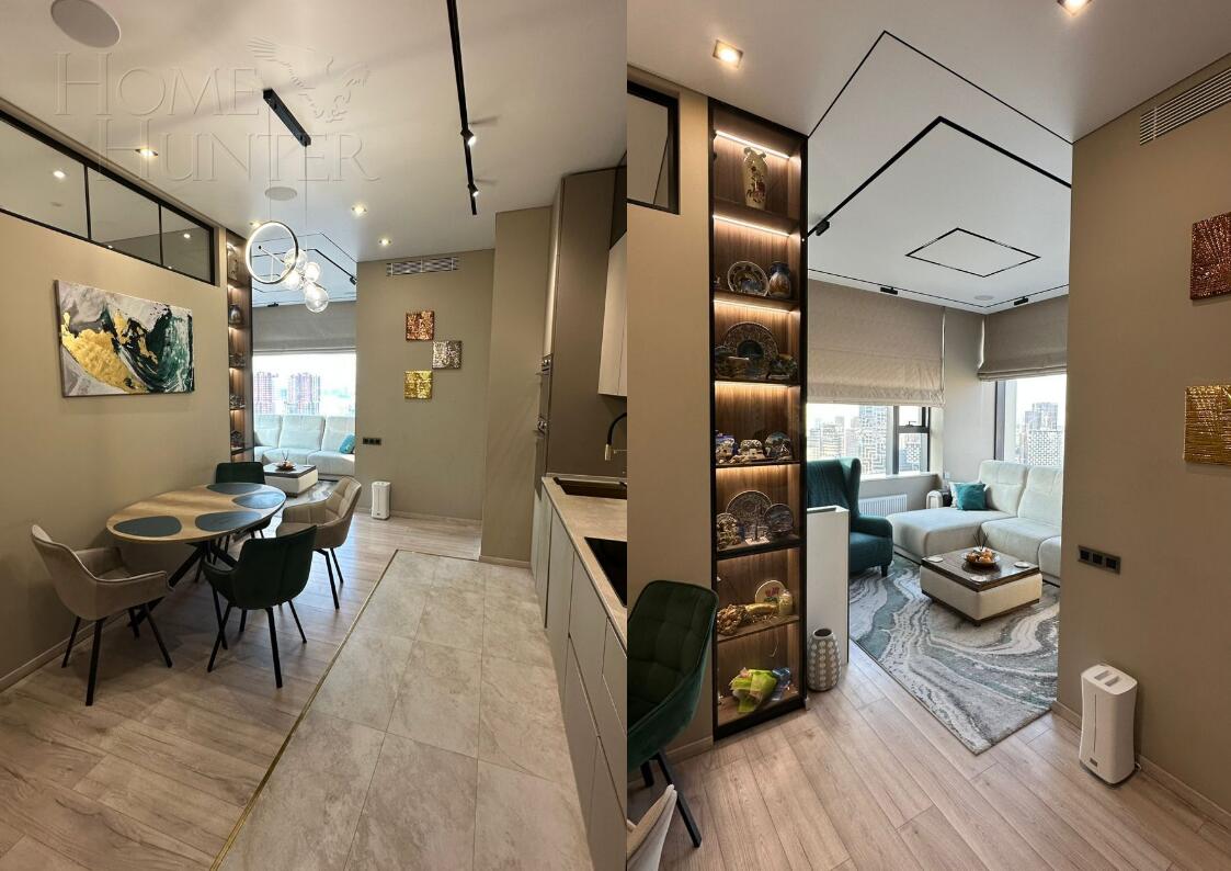 4-КОМН. КВАРТИРА С ОТДЕЛКОЙ 83.9 М² НА 34 ЭТАЖЕ