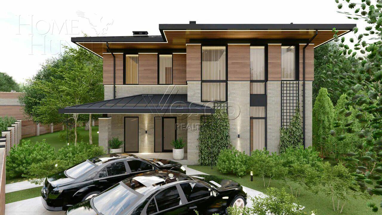 2-этажный коттедж 222 м² без отделки