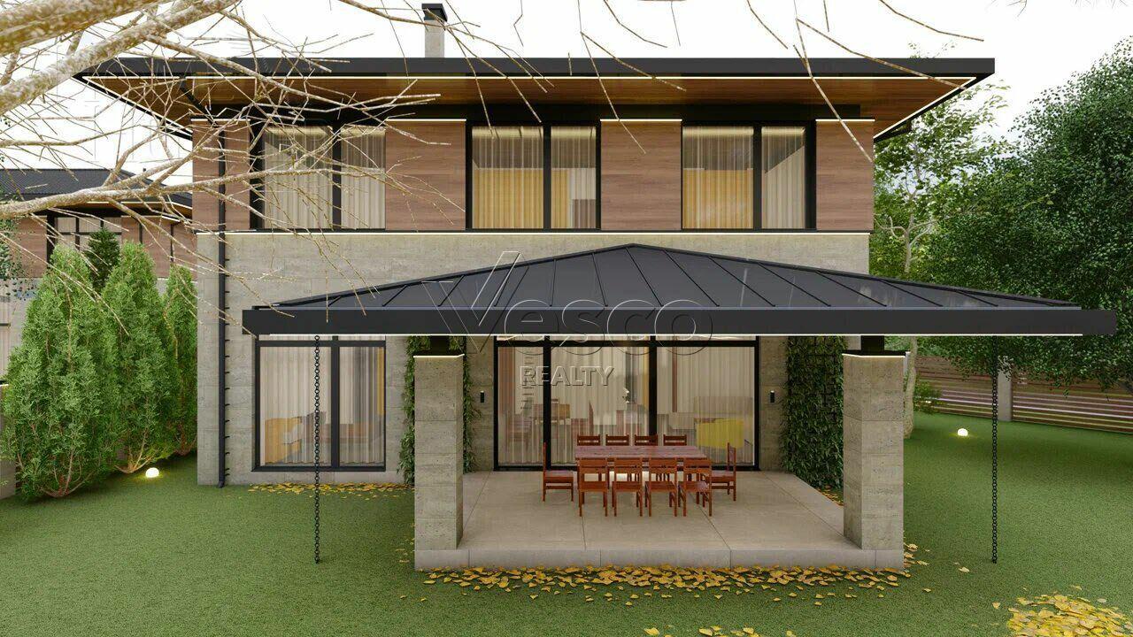 2-этажный коттедж 222 м² без отделки