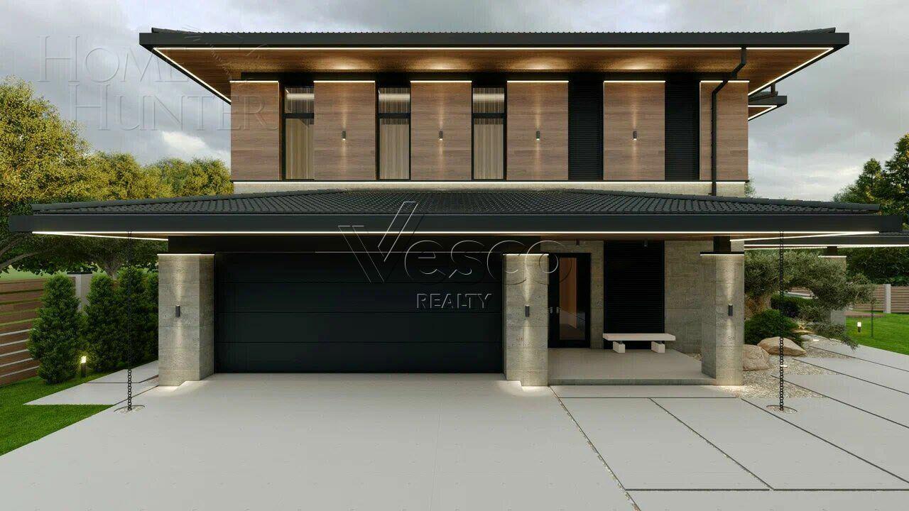 2-этажный коттедж 482 м² без отделки