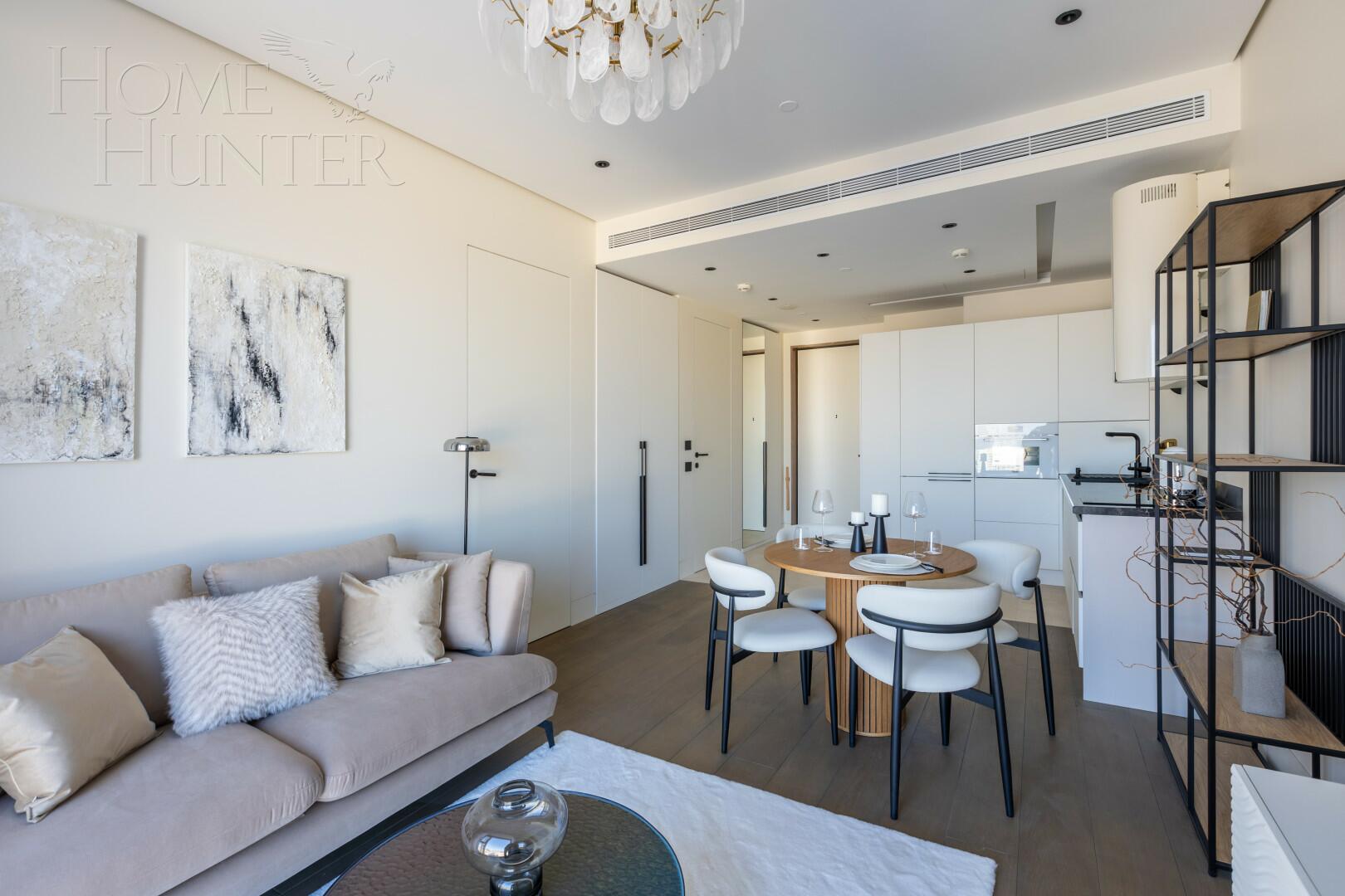 2-КОМН. АПАРТАМЕНТЫ С ОТДЕЛКОЙ 50 М² НА 21 ЭТАЖЕ