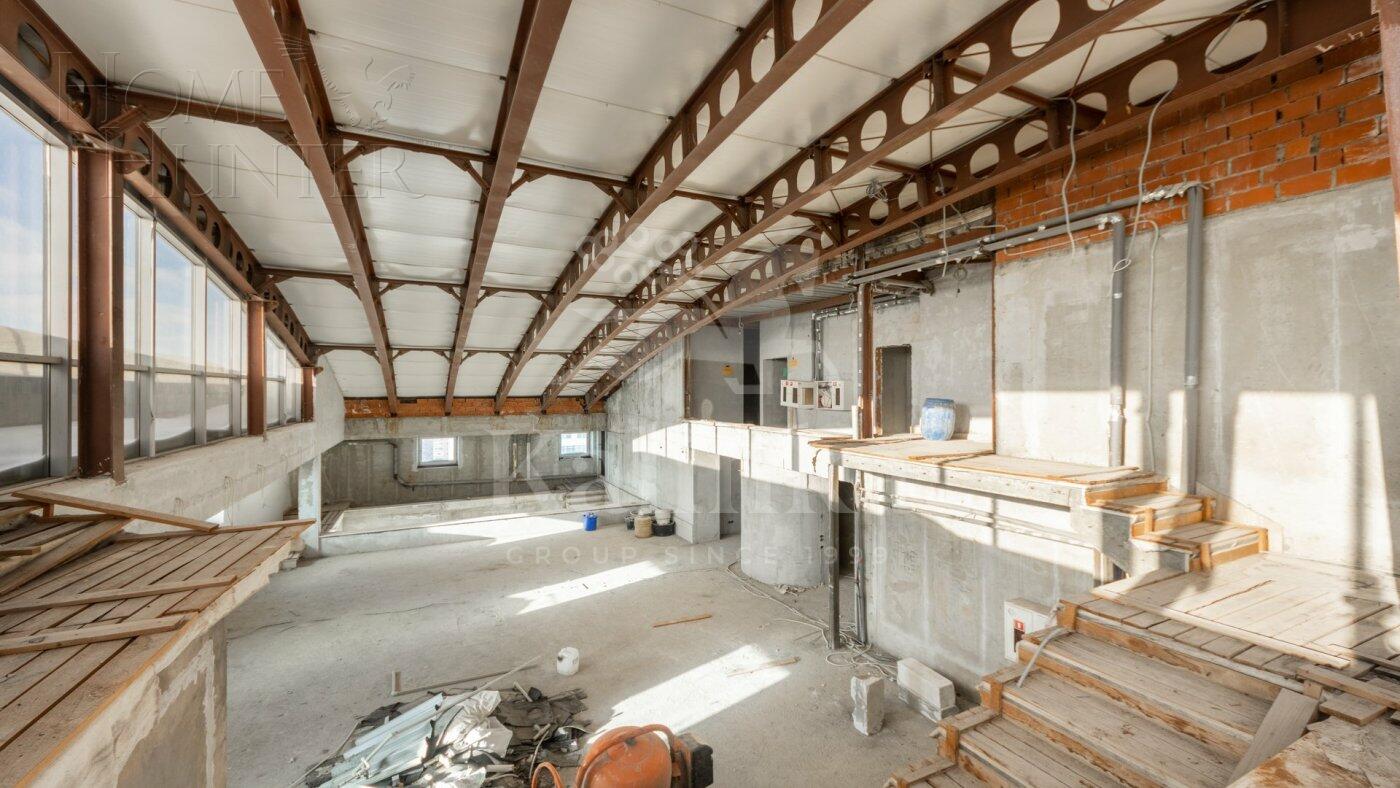 3-УРОВНЕВЫЙ ПЕНТХАУС БЕЗ ОТДЕЛКИ 500 М² НА 22 ЭТАЖЕ